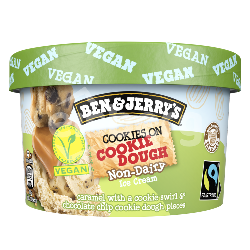 B&J 465ml Vegan Cookies on Cookie Dough - EIS