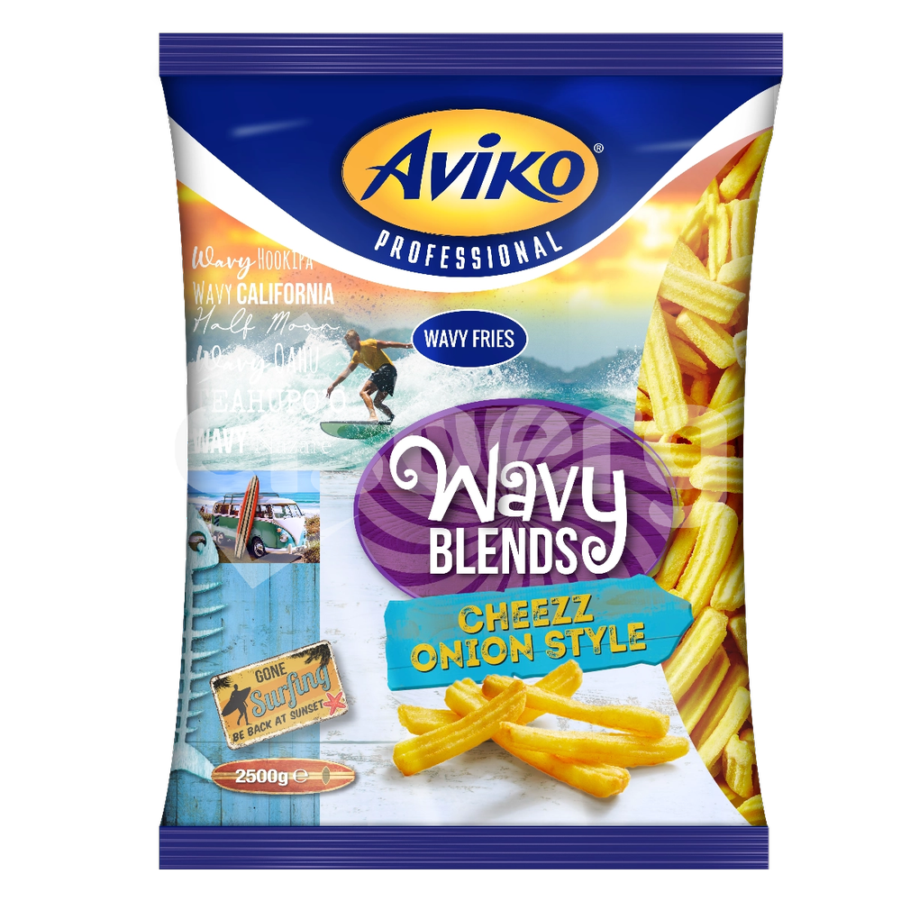 Aviko Wavy Fries Cheezz&Onion Style