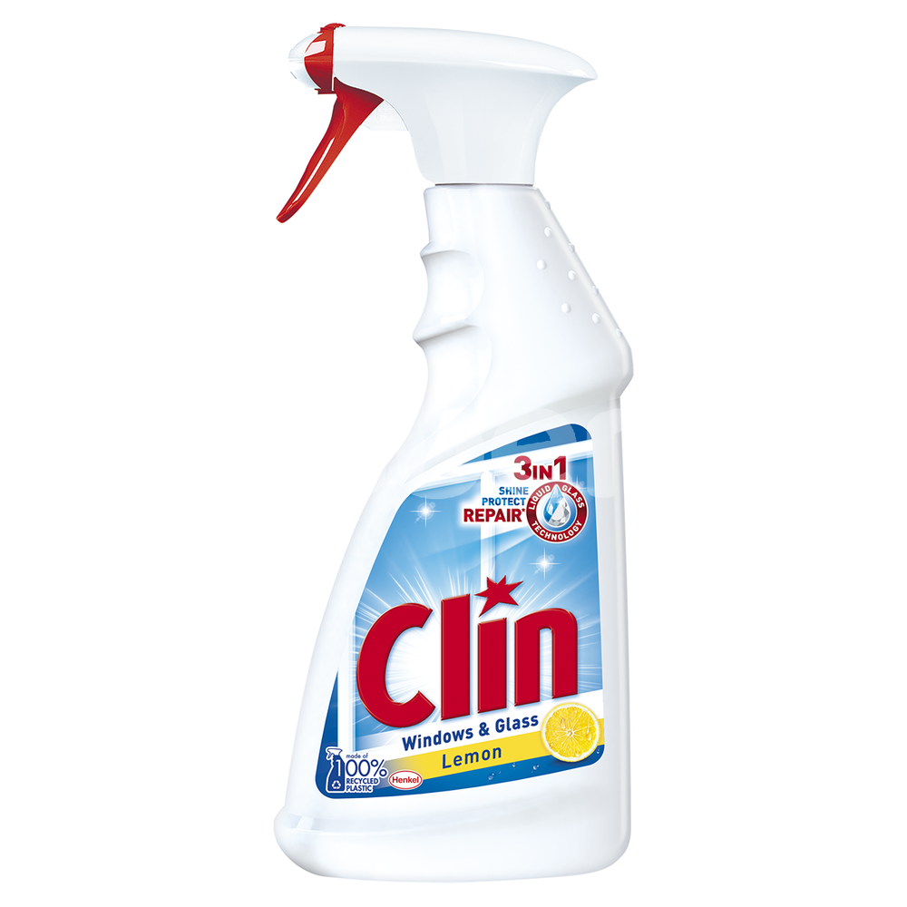 Clin 3v1 Windows&Glass Citrus Čistič na okna sprej 500 ml