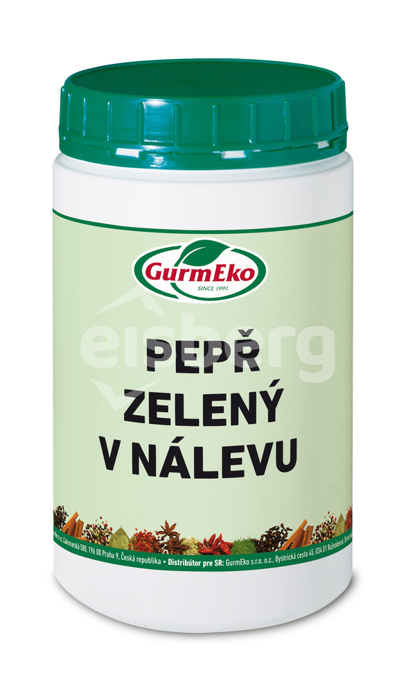 GURMEKO PEPŘ ZELENÝ V NÁLEVU - dóza